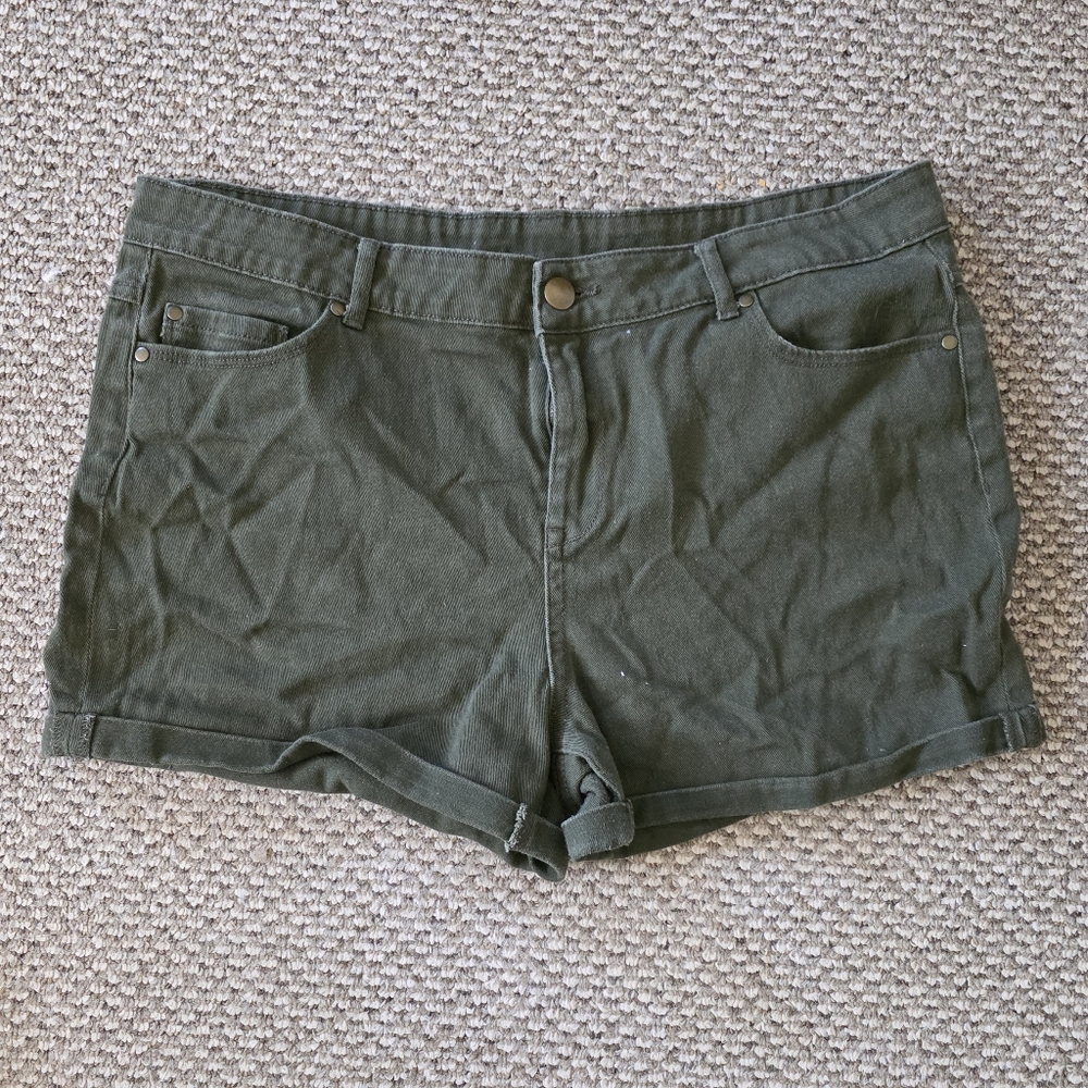 George Green Jean Shorts Relaxed Fit Cotton Blend